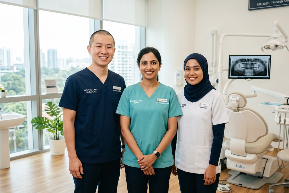 The friendly Aster Dental care team in Novena, Singapore